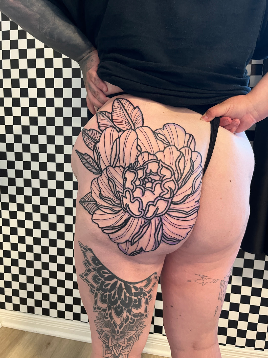 Jacinda Payment For July 7th Butt Tattoo